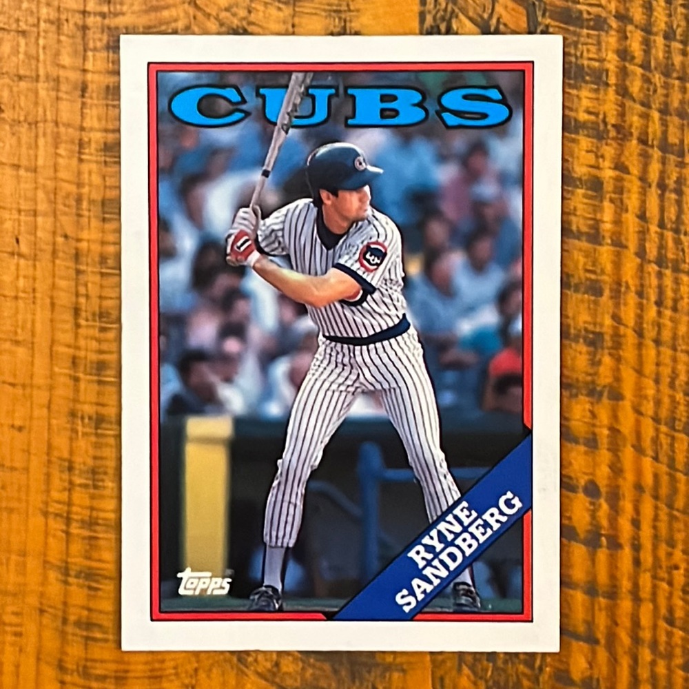RARE MINT 1988 Topps Baseball Ryne Sandberg Card #10